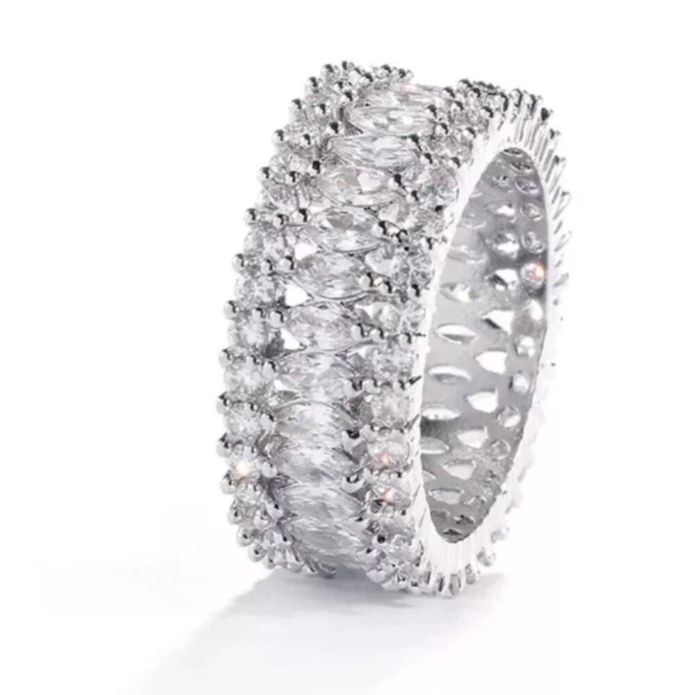 New OUR LOVE Round Oval Diamonds Ring